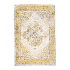 Vintage vloerkleed - Admire Geel - sfeer