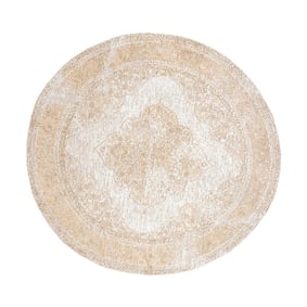 Rond Vintage vloerkleed - Admire Beige - product