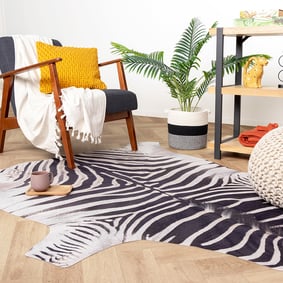 Zebrahuid - Bovine Zwart/Wit