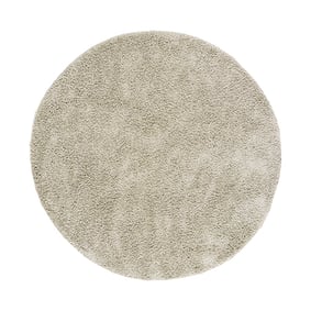 Rond hoogpolig vloerkleed - Lofty Mint - sfeer