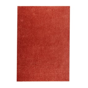 Hoogpolig vloerkleed - Solid Rood - sfeer