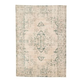 Vintage vloerkleed - Spring Ethnic Creme/Groen - sfeer