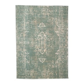 Vintage vloerkleed - Spring Ethnic Groen/Creme - sfeer
