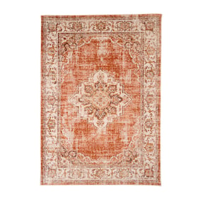 Vintage vloerkleed - Spring Medaillon Terra/Creme - sfeer