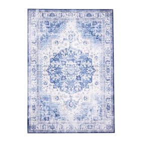 Vintage vloerkleed - Lago Blauw - product