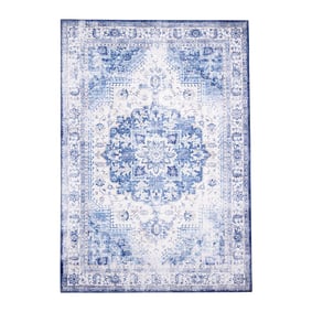 Vintage vloerkleed - Lago Blauw - sfeer