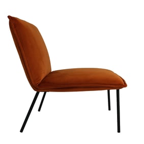 Velvet  Fauteuil - Lola Oranje - sfeer