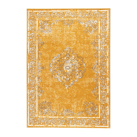 Vintage vloerkleed - Famous Okergeel - product