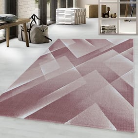 Modern vloerkleed - Streaky Lines Roze