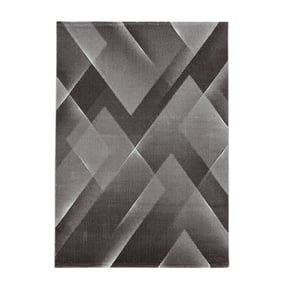 Modern vloerkleed - Streaky Lines Bruin - sfeer