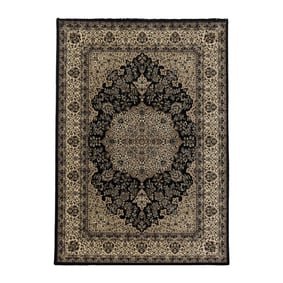 Perzisch vloerkleed - Kashmir Zwart 2608 - sfeer