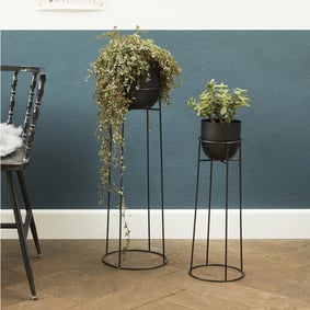 Metalen plantenbak - Melissa 2/set