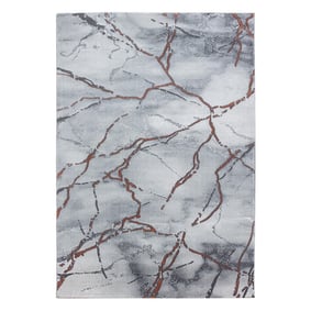 Modern vloerkleed - Marble Branch Grijs/Bruin - product