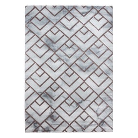 Modern vloerkleed - Marble Pattern Grijs/Bruin - product