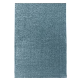 Laagpolig vloerkleed - Smoothly Blauw - product