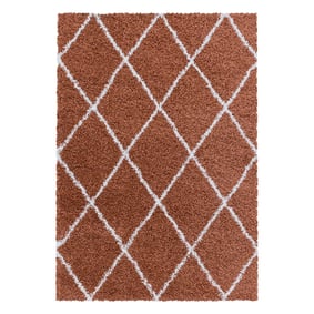 Berber vloerkleed - Agadir Lines Terra/Creme - sfeer