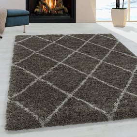 Berber vloerkleed - Agadir Lines Taupe/Creme