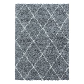 Berber vloerkleed - Agadir Lines Grijs/Creme - sfeer