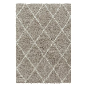 Berber vloerkleed - Agadir Lines Beige/Creme - product