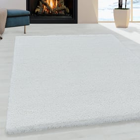 Hoogpolig vloerkleed - Fuzzy Wit
