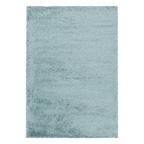 Hoogpolig vloerkleed - Fuzzy Lichtblauw - sfeer