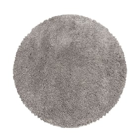 Rond hoogpolig vloerkleed - Fuzzy Beige