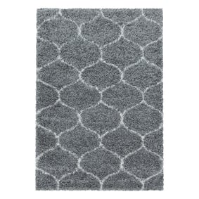 Berber vloerkleed - Agadir Circle Grijs/Creme - sfeer