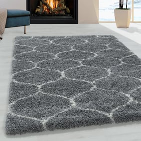 Berber vloerkleed - Agadir Circle Grijs/Creme
