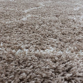 Rond berber vloerkleed - Agadir Circle Beige/Creme - sfeer