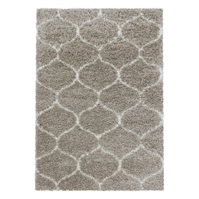 Berber vloerkleed - Agadir Circle Beige/Creme - sfeer