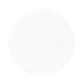 Rond hoogpolig vloerkleed - Softy Wit