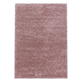 Hoogpolig vloerkleed - Softy Roze - sfeer