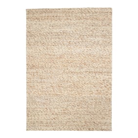 Wollen vloerkleed - Melange Creme / Bruin Gemeleerd - sfeer