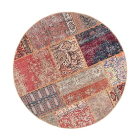 Patchwork Vloerkleed - Moods Rond Rustic No.16 - sfeer
