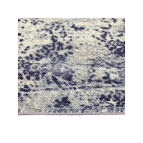 Viscose vloerkleed - Viola Blauw - sfeer