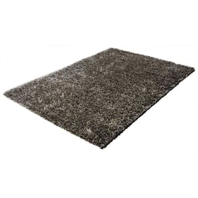 Shaggy vloerkleed - Paulina Beige/Zwart - sfeer