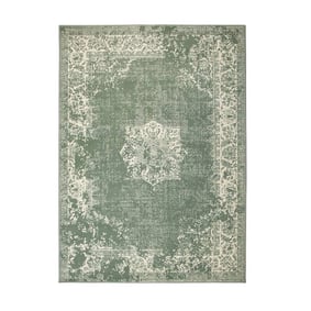 Vintage vloerkleed - Wonder Groen - sfeer