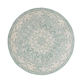 Rond vintage vloerkleed - Wonder Oriental Groen - product