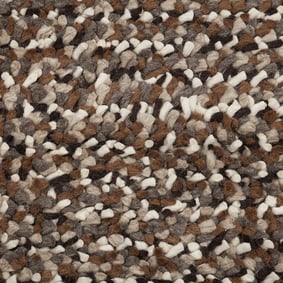 Wollen vloerkleed - Halette Bruin/Wit - sfeer