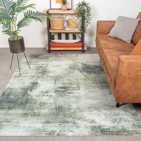 Modern vloerkleed - Strong Groen