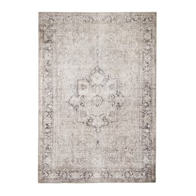 Vintage vloerkleed - Lugan Lichtbruin - sfeer