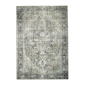 Vintage vloerkleed - Lugan Groen - sfeer