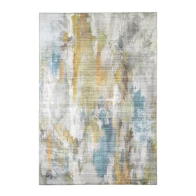 Modern vloerkleed - Strong Paint Multicolor - sfeer