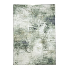 Modern vloerkleed - Strong Groen - sfeer