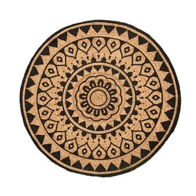 Rond jute vloerkleed - Henna Ayda Naturel - product