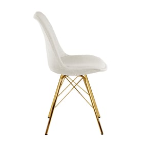 Kuipstoel - Jens Wit - Goud frame - sfeer