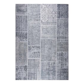 Patchwork vloerkleed - Nadine Grijs