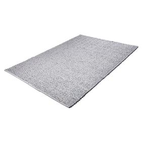 Wollen vloerkleed - Leona Creme/Grijs - sfeer