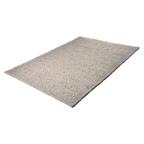 Wollen vloerkleed - Leona Zilver/Grijs - sfeer