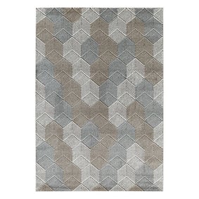 Modern vloerkleed - Regal Pentagon Beige - product